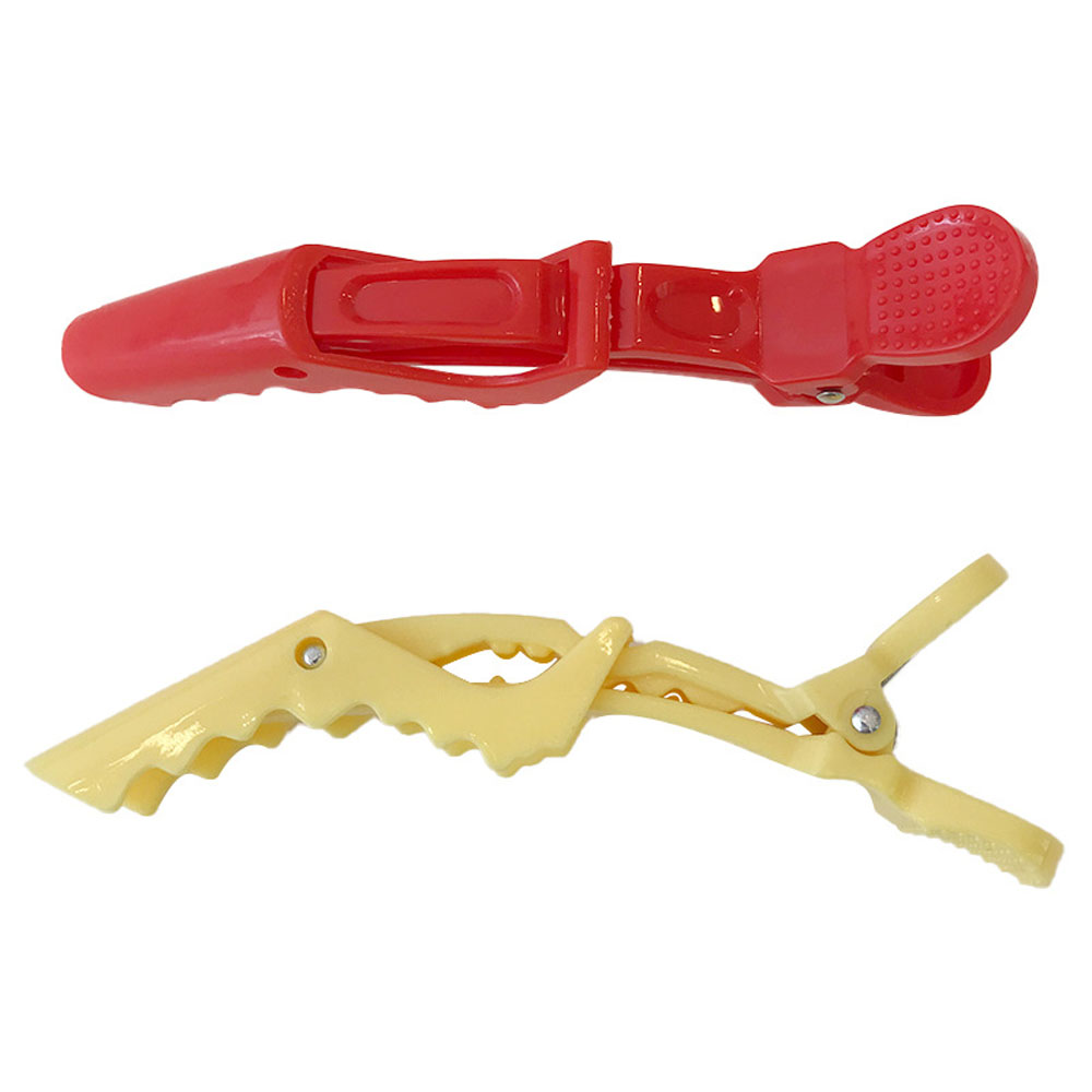 (Hàng Mới Về) Set 6 Kẹp Tóc Răng Cá Sấu Nhiều Màu Cho Nữ