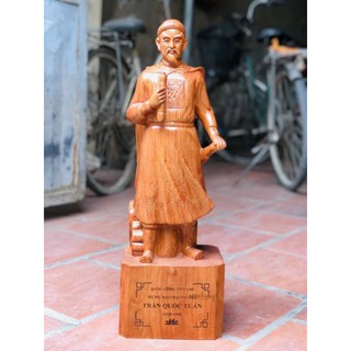 Tượng Hưng Đạo Vương Trần Quốc Tuấn gỗ Hương