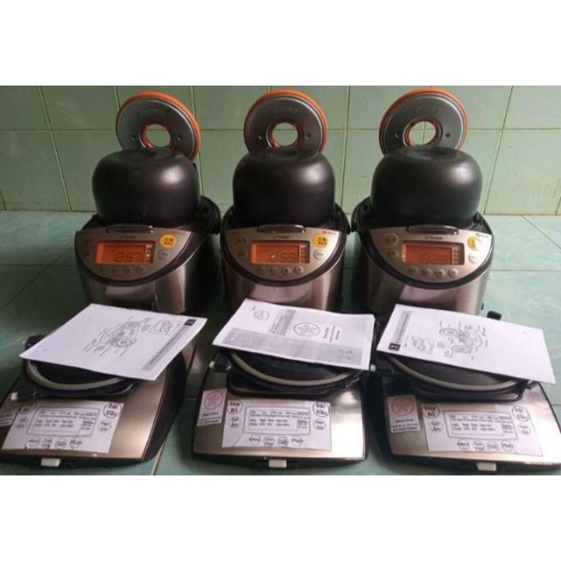 Nồi Cơm Điện Cao Tần Tiger Nhật Bãi Xịn 1.0L (Có Nấu Cơm Cháy , Bảng Điều Khiển Việt Hoá, Sách HDSD) | BigBuy360 - bigbuy360.vn