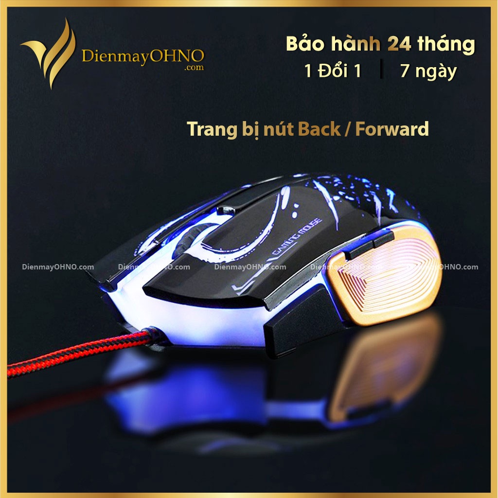 Chuột Gameming Bosston GM100 Chuột Chơi Game Máy Tính Có Dây Đèn Led RGB - OHNO Việt Nam