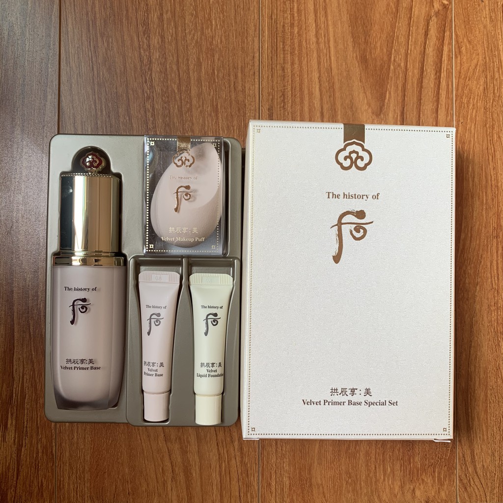 Set kem lót Đông y Whoo Velvet Primer Base