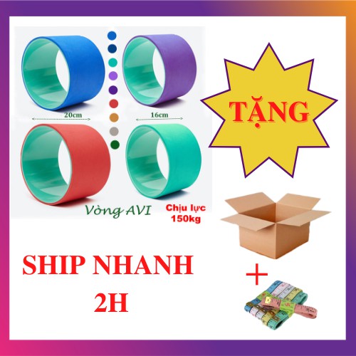 VÒNG TẬP YOGA - (đường kính 33cm x chiều cao 16cm) -Yoga An Viên