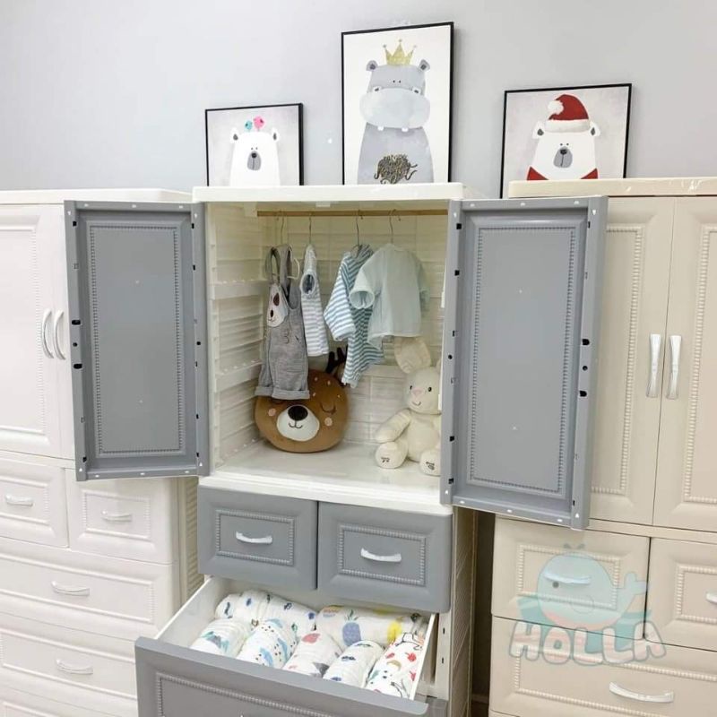 TỦ QUẦN ÁO 5 TẦNG HOLLA DÀNH CHO BÉ