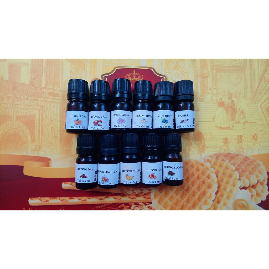 10ml Hương Bigbabol,Dâu,Đào,Việt quất,Bạc Hà,Vani, LAVENDER, HOA NHÀI, NGỌC LAN TÂY, GỖ TRẦM HƯƠNG, làm son môi chuẩn MỸ