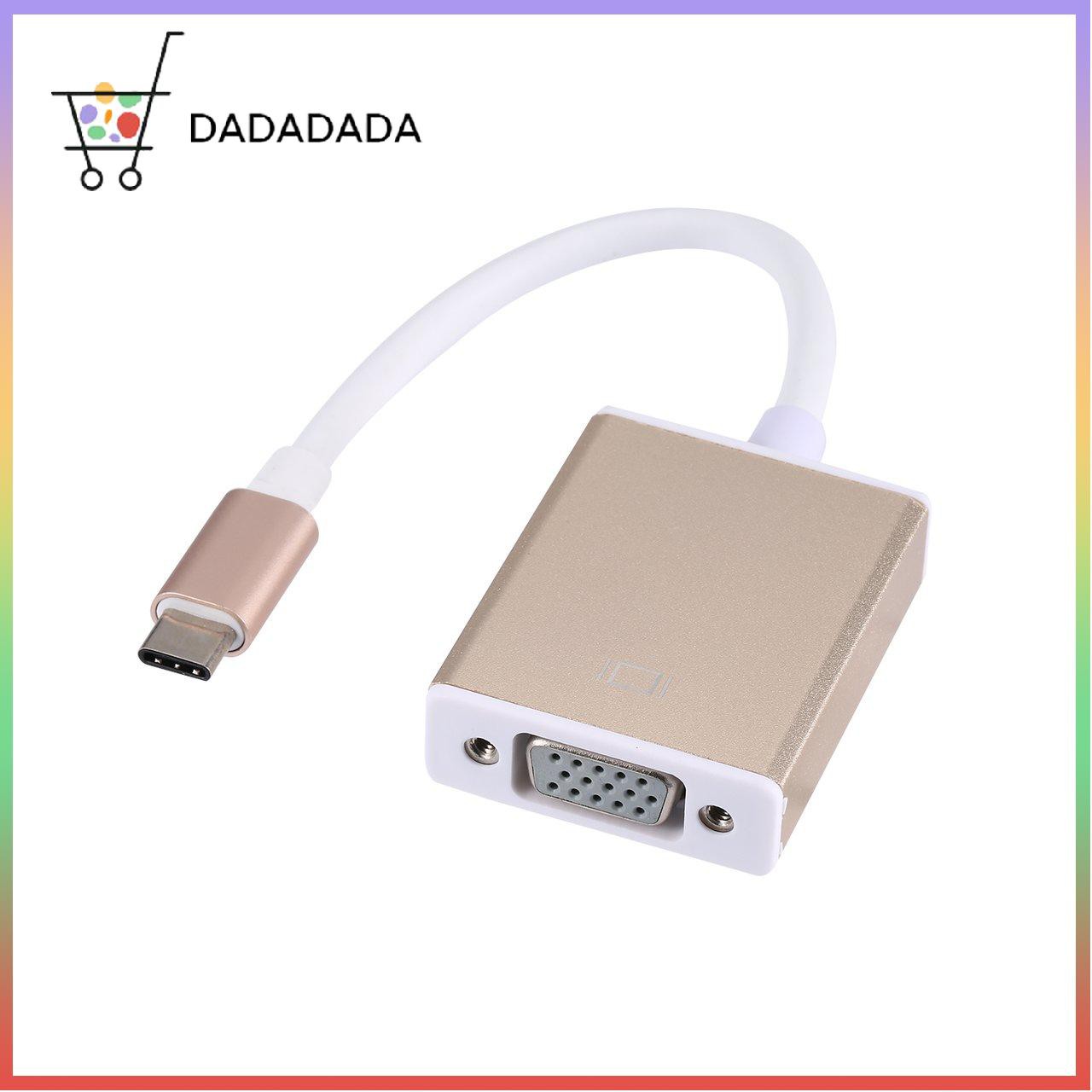 Dây Cáp Chuyển Đổi Từ Cổng Usb C Sang Cổng Vga 3 Cổng Dành Cho Macbook