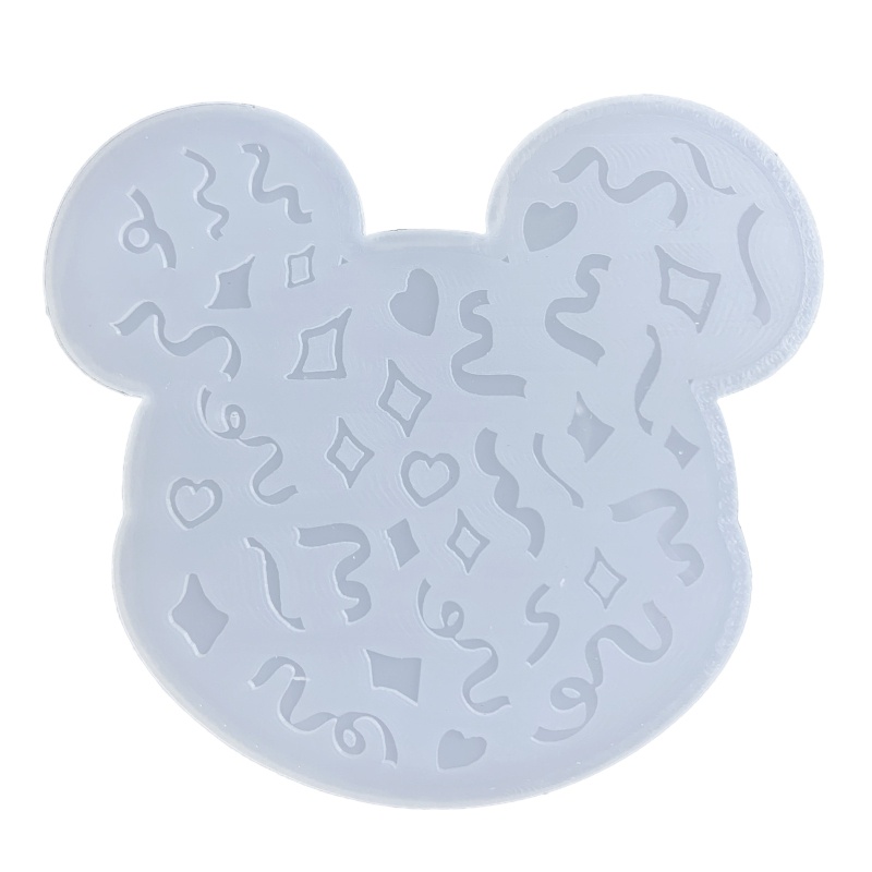Khuôn Silicone Đổ Epoxy Resin Làm Móc Khóa / Trang Sức