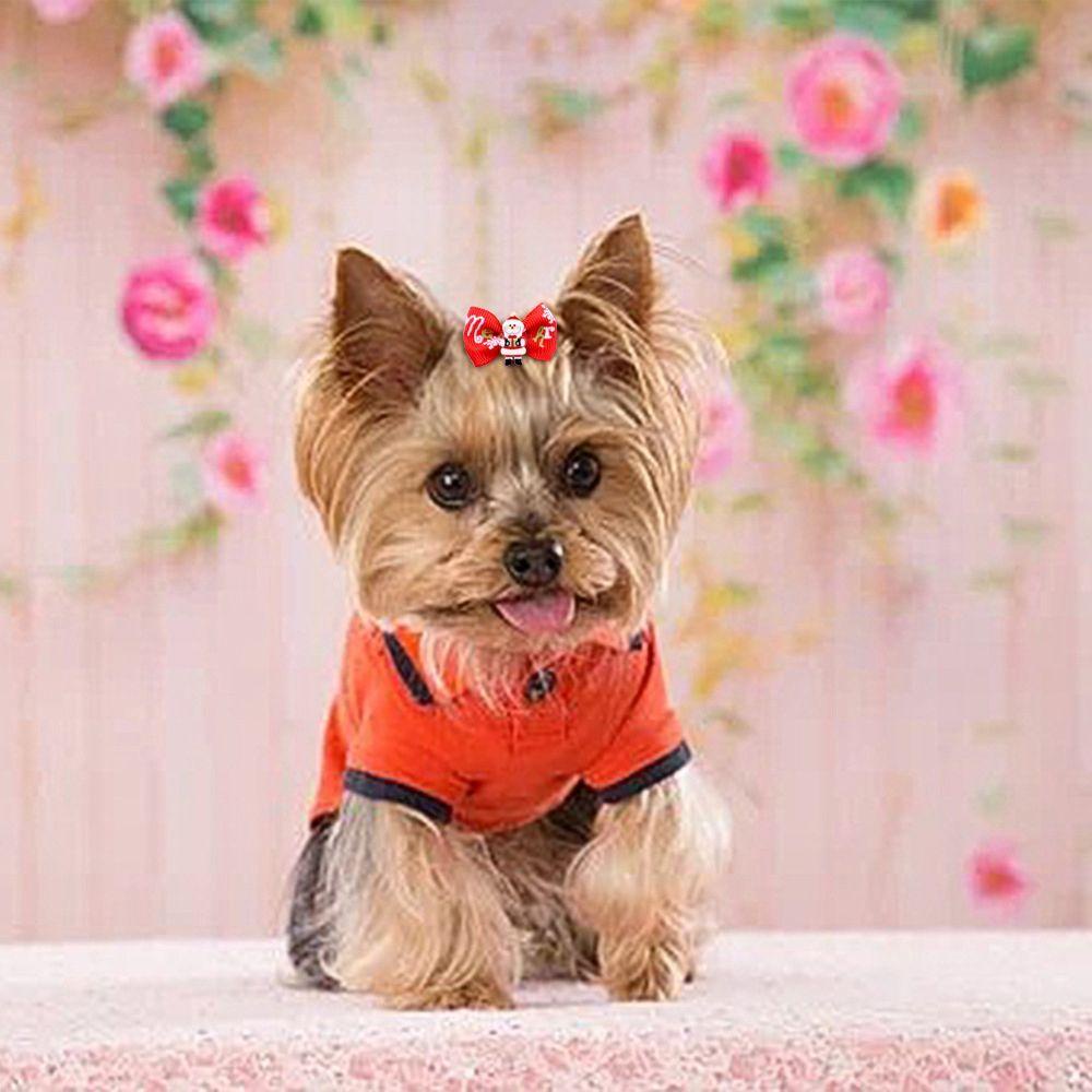 Nơ Đeo Cổ Co Giãn Dành Cho Chó Mèo Làm Bằng Tay Phong Cách Giáng Sinh