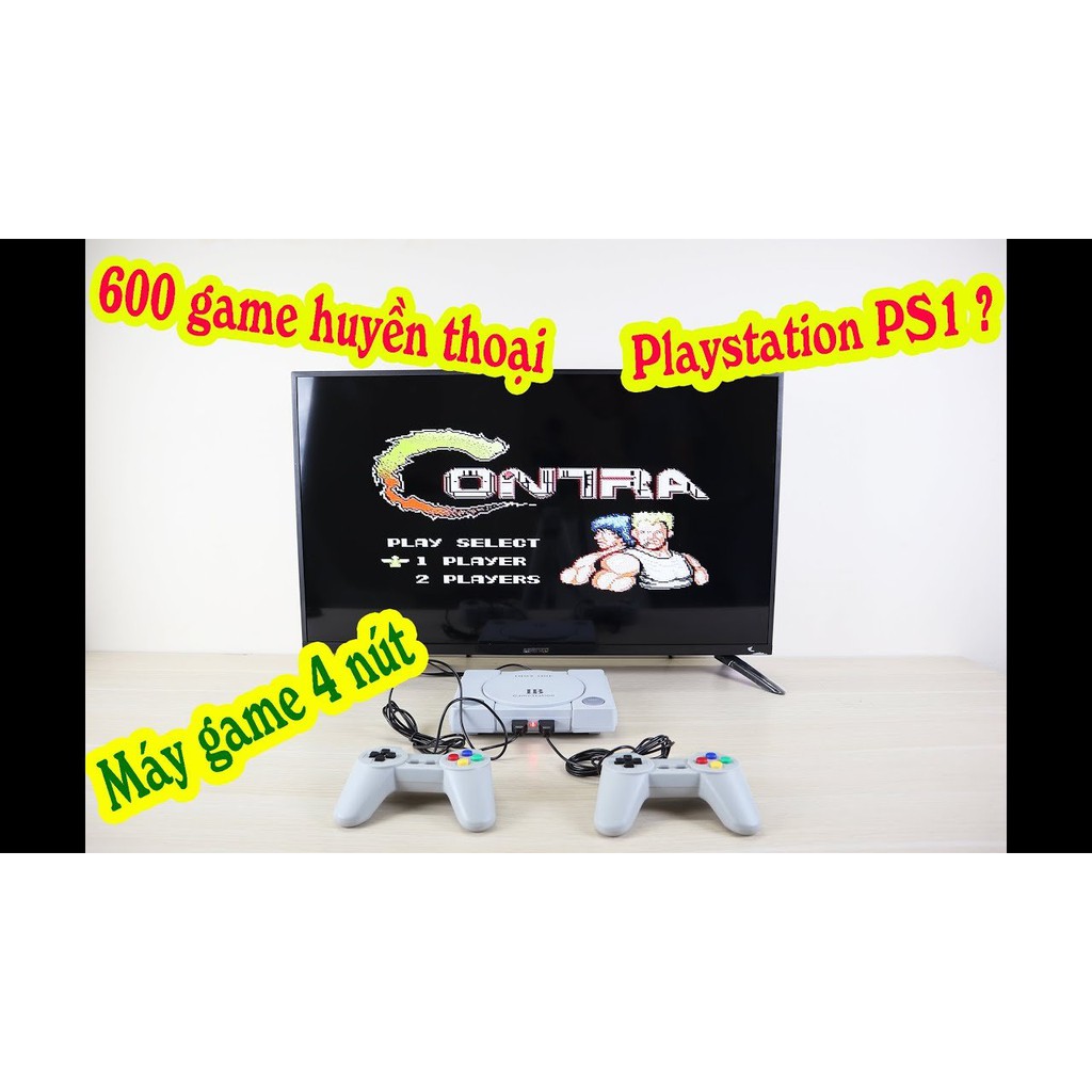 MÁY CHƠI GAME 4 NÚT SẴN 600 GAME HAY 3D HÌNH ẢNH NÉT TRẢI NGHIỆM NHỮNG TRÒ CHƠI HAY