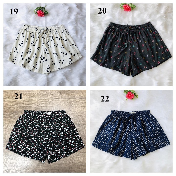 Quần đùi nữ mặc nhà bigsize💋FREESHIP💋 quần thun nữ ngắn dễ thương có big size -THUNNU01 | BigBuy360 - bigbuy360.vn