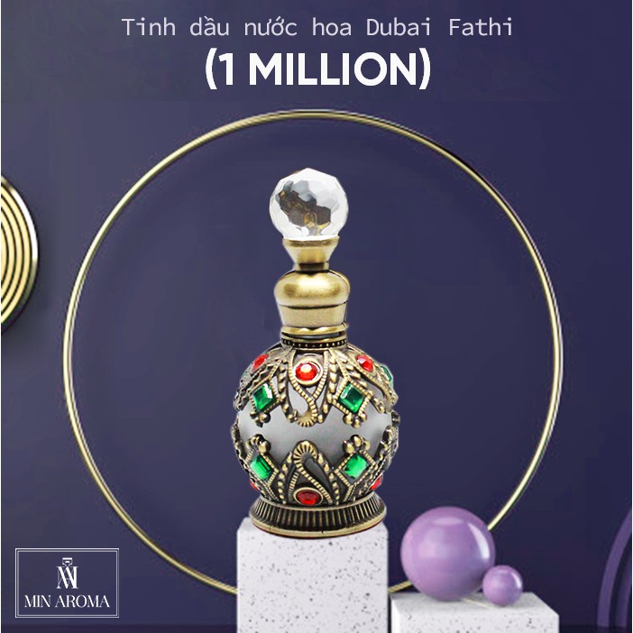 [Được chọn mẫu]Tinh dầu nước hoa Dubai Thiết kế nam Fathi (1 Million)[Kèm bill sản phẩm] | BigBuy360 - bigbuy360.vn