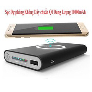 PIN DỰ PHÒNG KO DÂY (2IN1) DUNG LƯỢNG 10000MAH