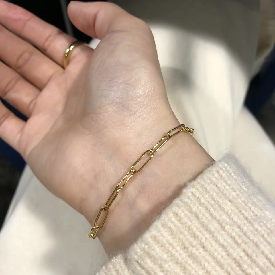 Vòng Đeo Tay Bằng Thép Titan Cao Cấp Thời Trang | Generous Vớ Chống Thấm Nước Không Dị Ứng Phong Cách Cơ Bản