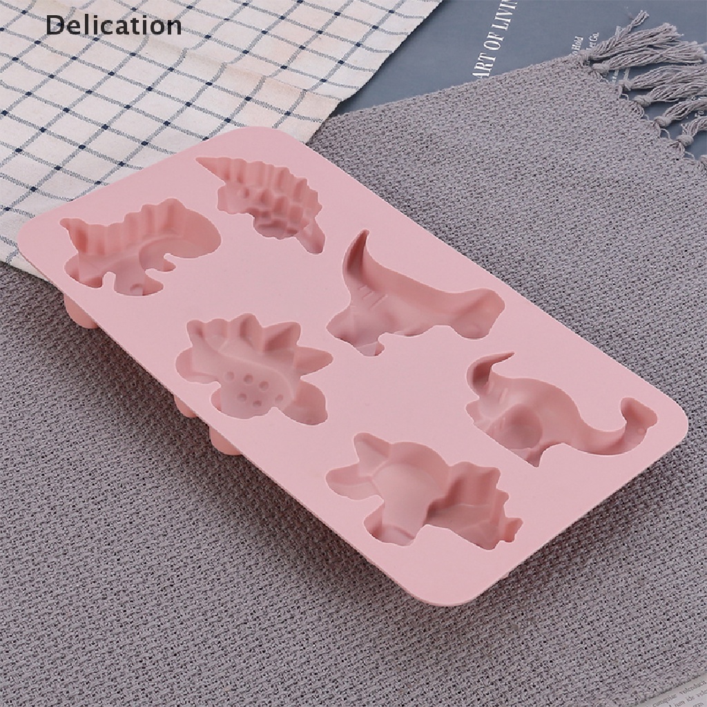 Khuôn làm bánh bằng silicone tạo hình khủng long 3D xinh xắn