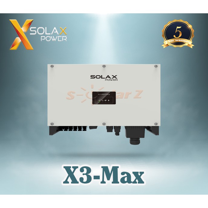 Inverter hòa lưới 3 pha 25Kw điện năng lượng Mặt Trời SOLAX X3-MAX