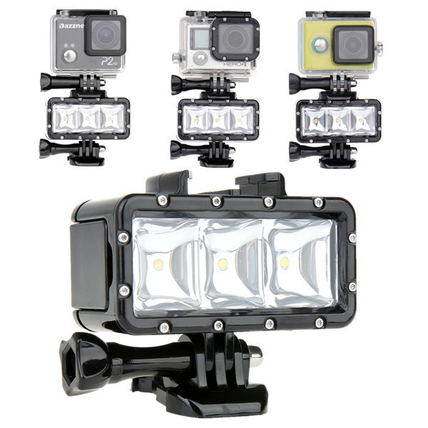 Đèn LED chống nước cho camera hành động GoPro, Sjcam, Yi Action, Osmo Action