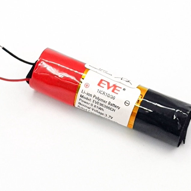Pin Lipo 3.7V 220mAh trụ dài 3cm đường kính 1CM thương hiệu EVE - ShopThongMinh5.0