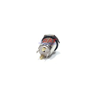 Nút Nhấn Nguồn Reset 12mm Có Đèn LED - Trắng
