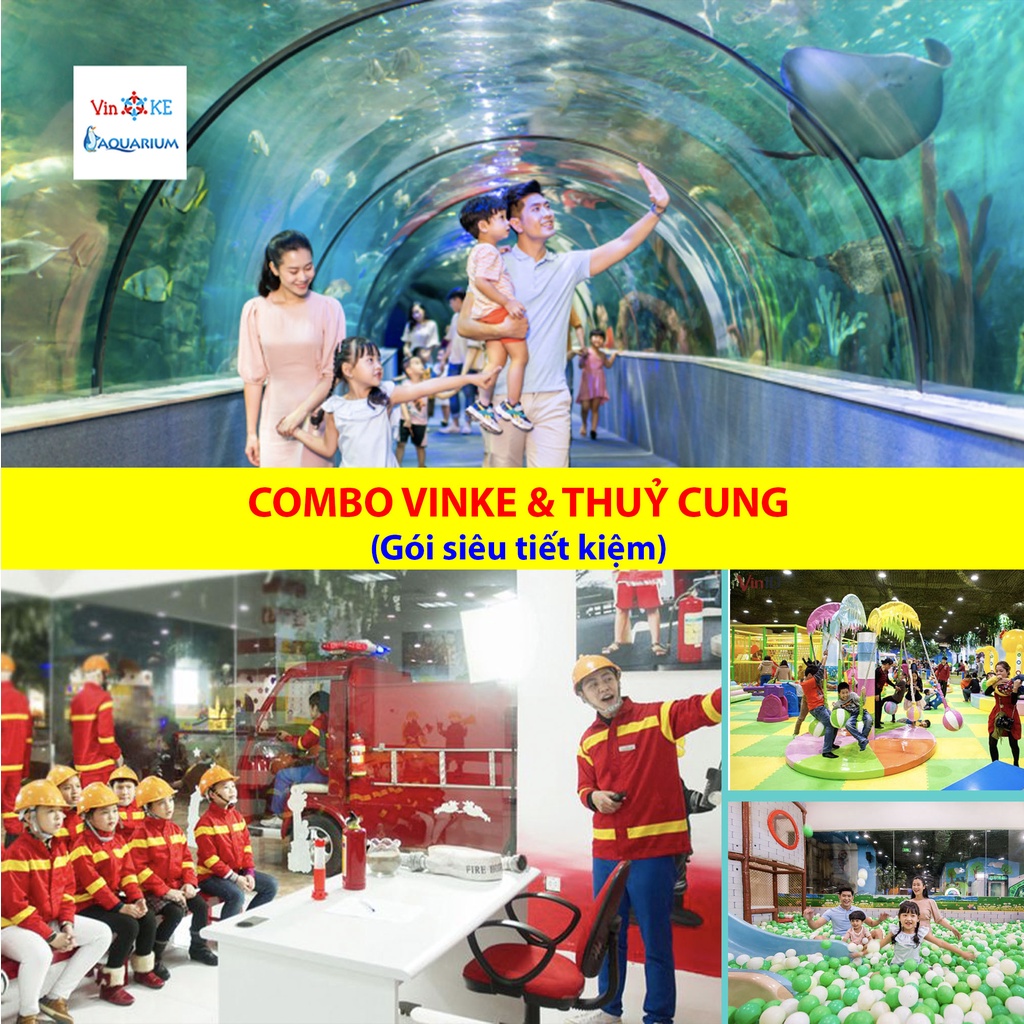 Hà Nội [E-Voucher] Mã QRCode vào cửa tại VinKE và Aquarium Times City