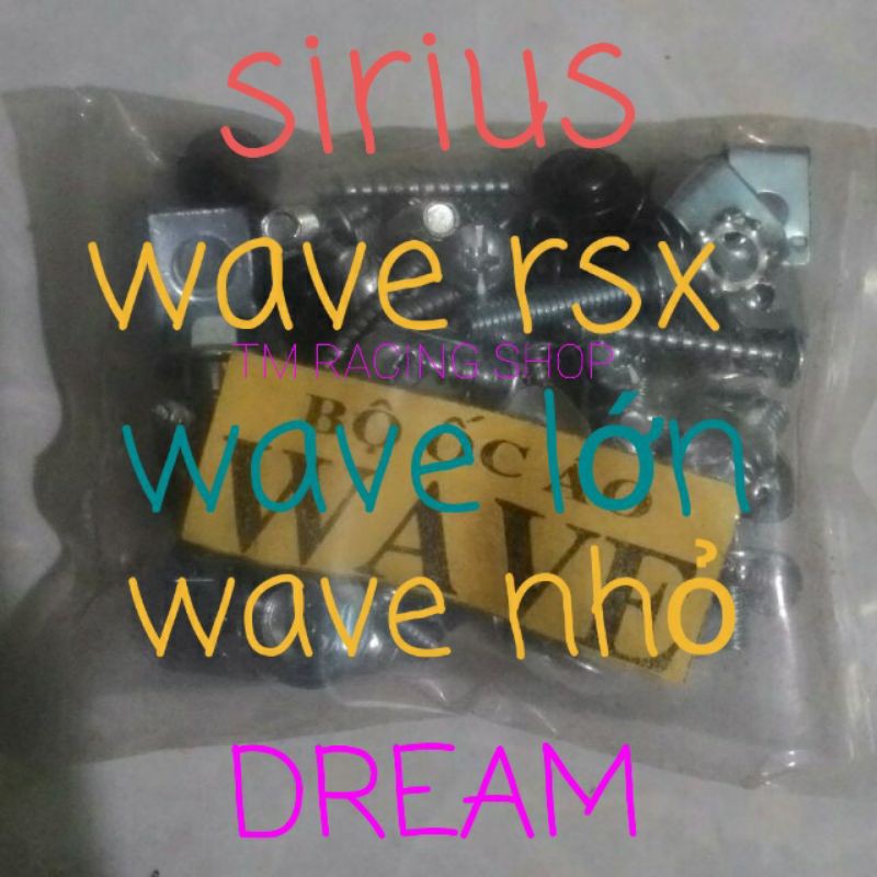 Ốc áo dream wave rs neo sirius wave s 110 exciter... các loại xe