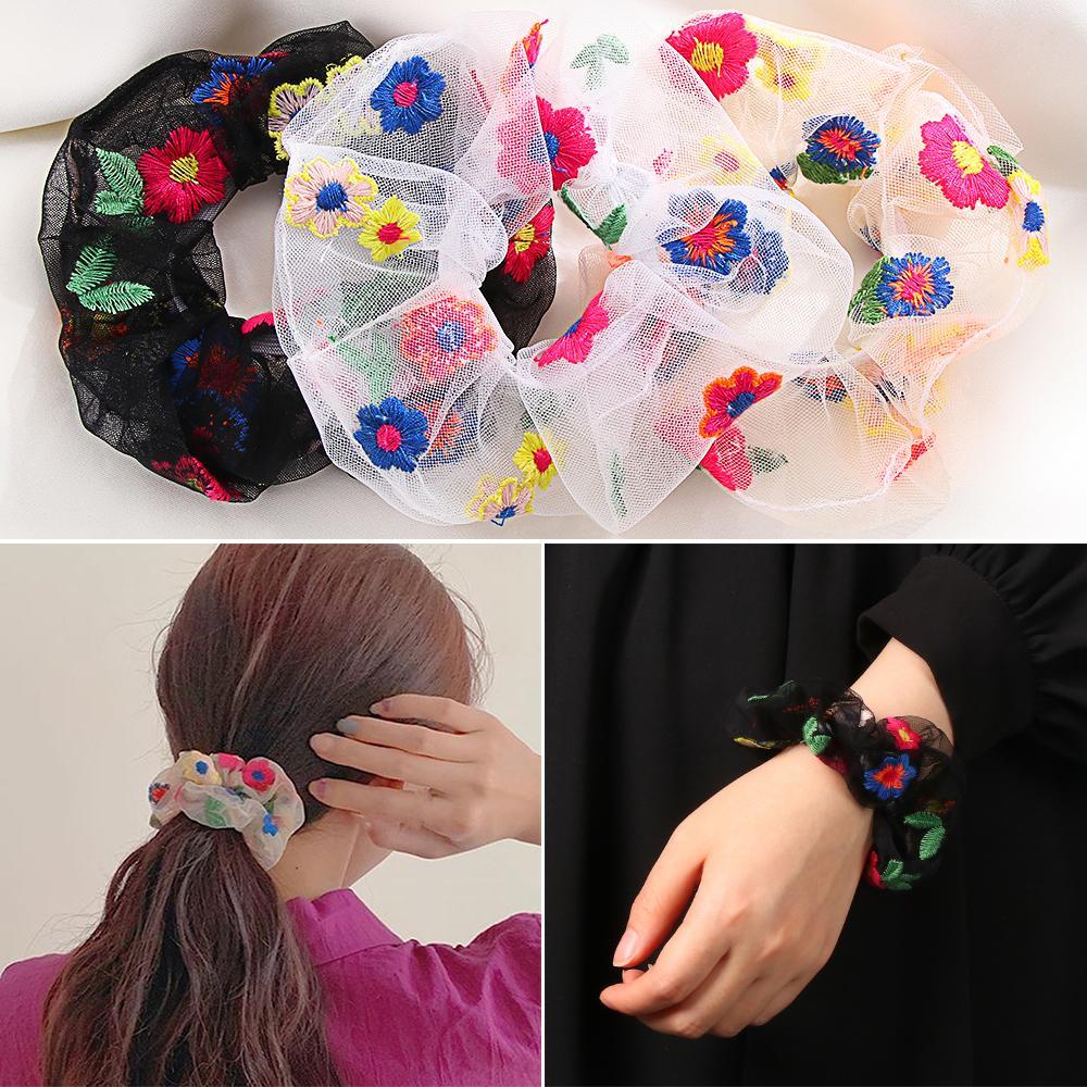 Băng Đô Cài Tóc Lưới Trong Suốt Co Giãn