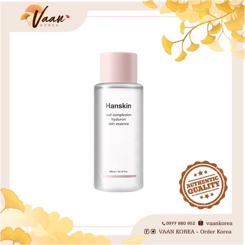 Nước thần Hanskin Real Complexion Hyaluron Skin Essence