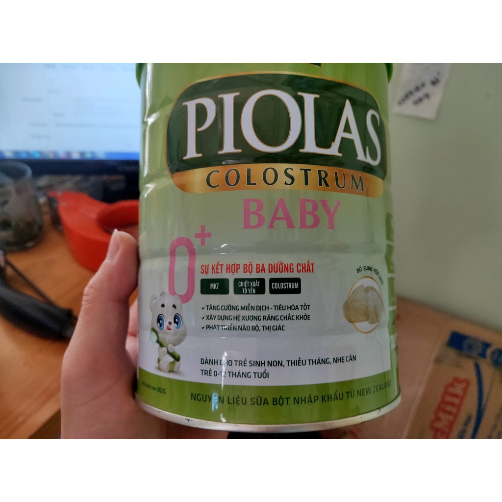 Sữa PIOLAS COLOSTRUM Baby 0+ Trẻ từ 0-12 tháng. Trẻ sinh non thiếu tháng nhẹ cân