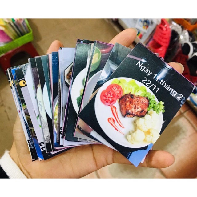 Ảnh card in theo yêu cầu 6x9cm có ép lớp lụa