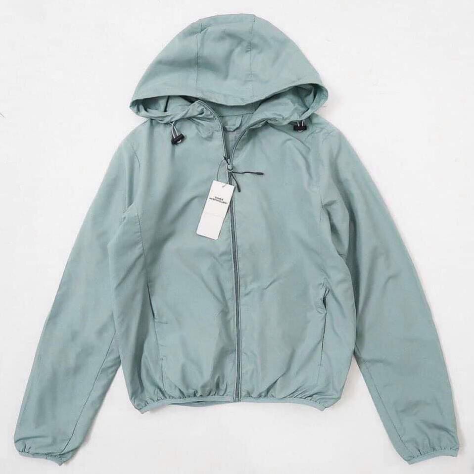 Áo Khoác Gió Vân Gạo Nhật Nữ [FREESHIP]  Jacket túi khóa basic lót lưới thoáng khí màu ĐEN | HỒNG | ĐỎ | GHI | VÀNG