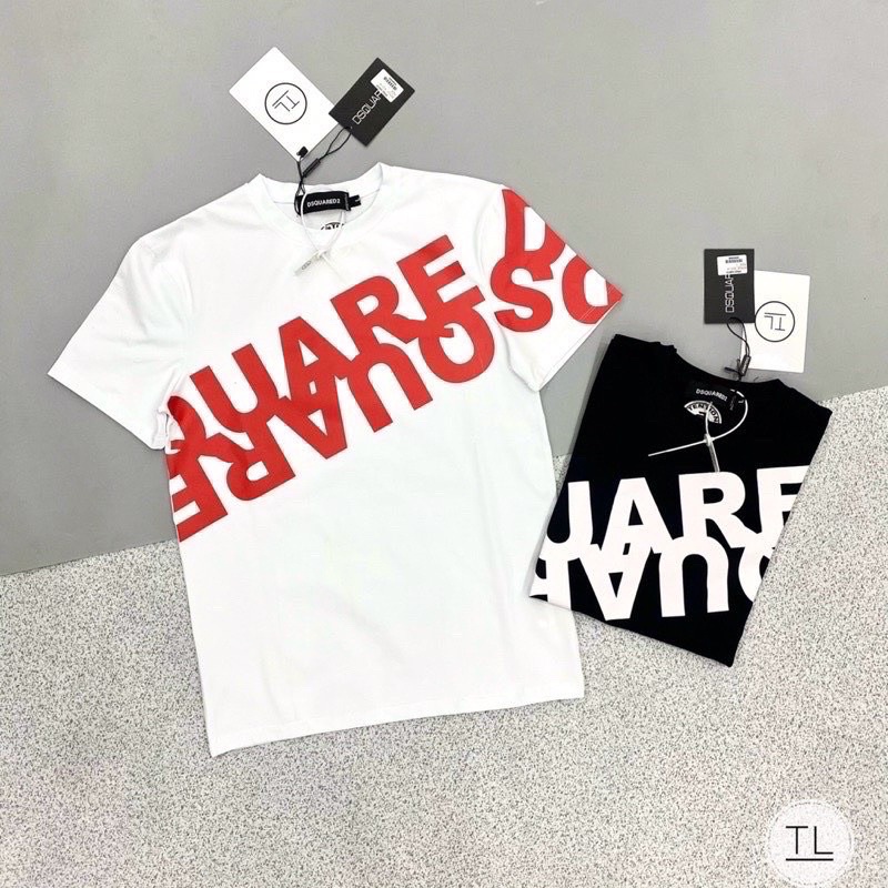 Áo phông DSQ tay lỡ hàng hottren. chất cotton co giãn 4 chiều