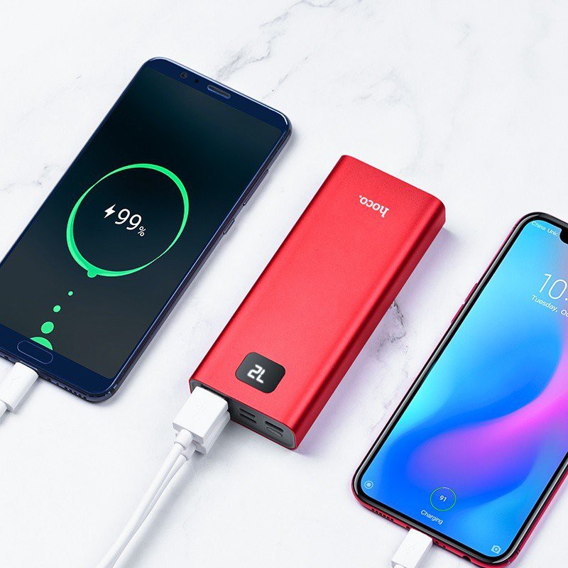 Pin Sạc Dự Phòng Hoco J46 - 10.000 mAh Chính Hãng có màn hình báo pin
