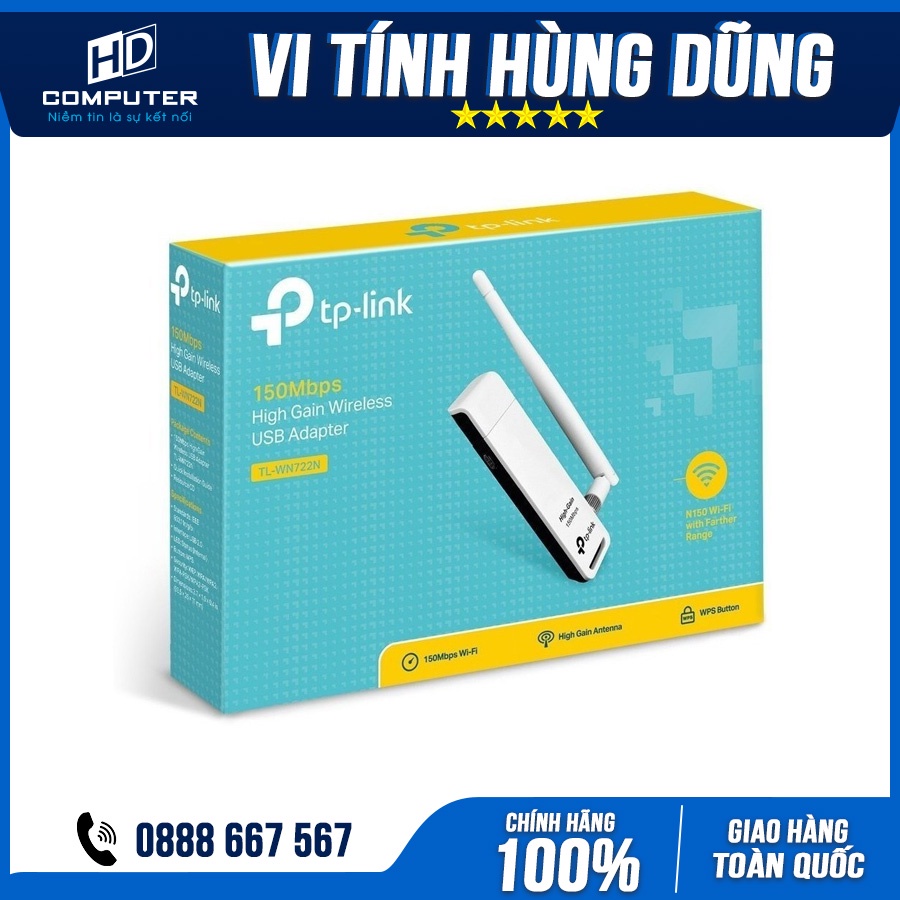 USB Thu Wifi, USB thu wifi Mini 802.11 N/G K Anten, USB Thu Wifi Tplink WN821N, USB Thu Wifi Tplink WN722N 1 Anten