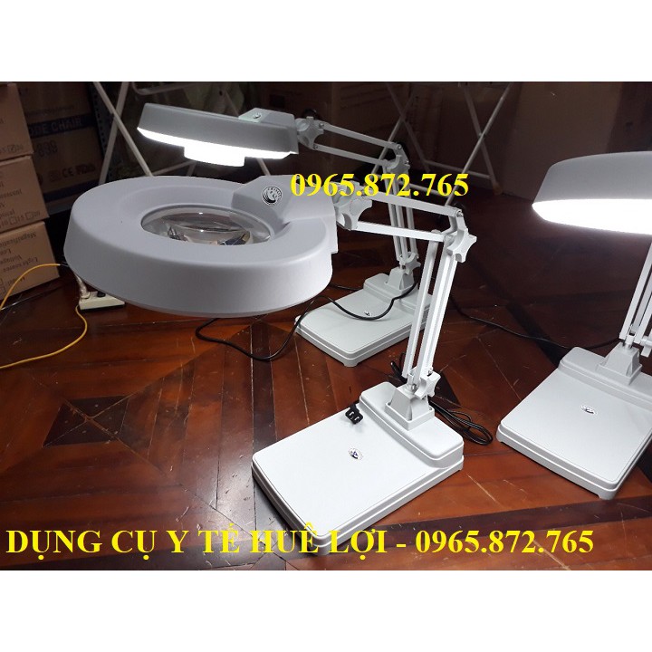 Kính lúp phóng đại 20X optical, có đèn chiếu sáng