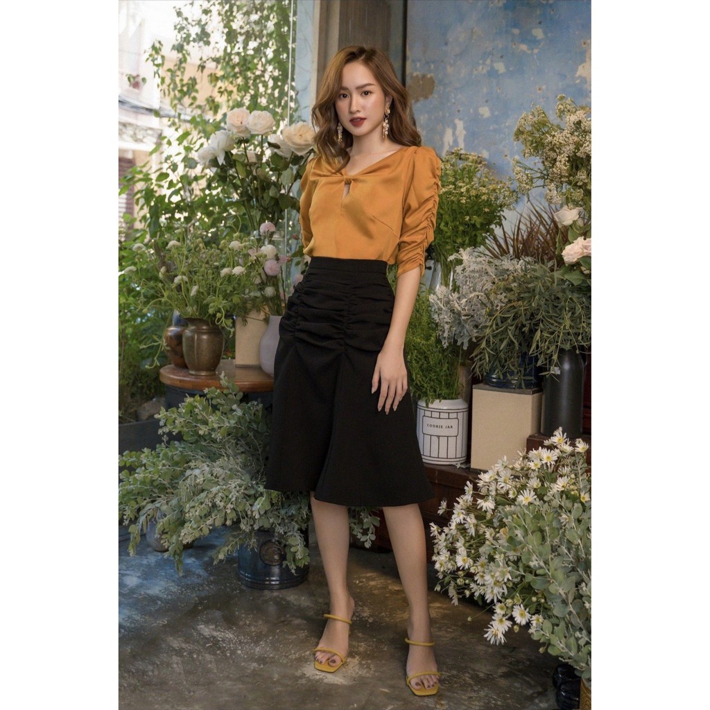 Chân váy công sở 🌺FREESHIP🌺 Chân váy dáng chữ A chất vải chiffon cao cấp không nhăn | BigBuy360 - bigbuy360.vn