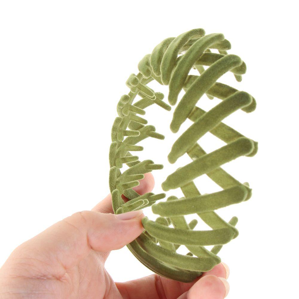 Kẹp Tóc Móng Vuốt Vải Nhung Hình Tổ Chim Dễ Thương