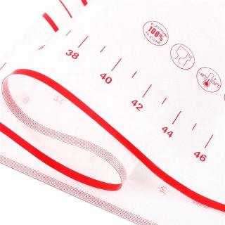 Non-Stick Silicone Silicon Baking Bake Bakery Mat Mats Sheet Sheets Tools Tool Heat Resistance Table Placemat Pad Pastry Board Rolling Dough Mats with Measurement Oven Liner