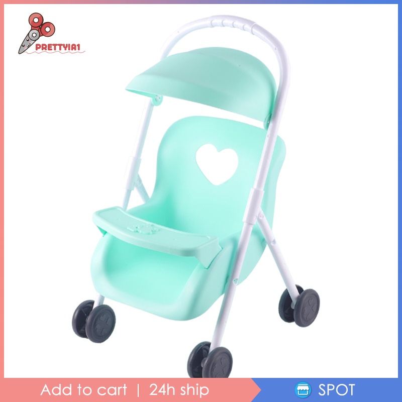 Xe Đẩy Em Bé / Búp Bê Prettyia1 Có Thể Gấp Gọn Tiện Dụng