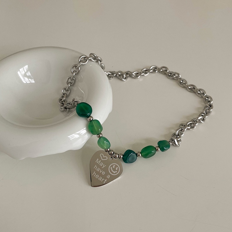 Vòng cổ Mặt Chữ Love Đính Đá Thời Trang Hàn Quốc