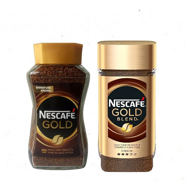 [Mã 267FMCGSALE giảm 8% đơn 500K] Cà Phê hòa tan Cao Cấp Nescafe Gold / Gold Blend 100g / 200g