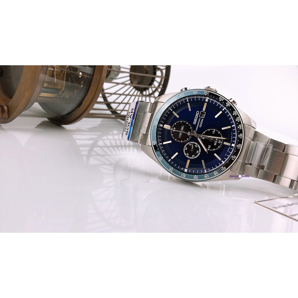 Đồng hồ nam Seiko solar chronograph V176 SSC719P1