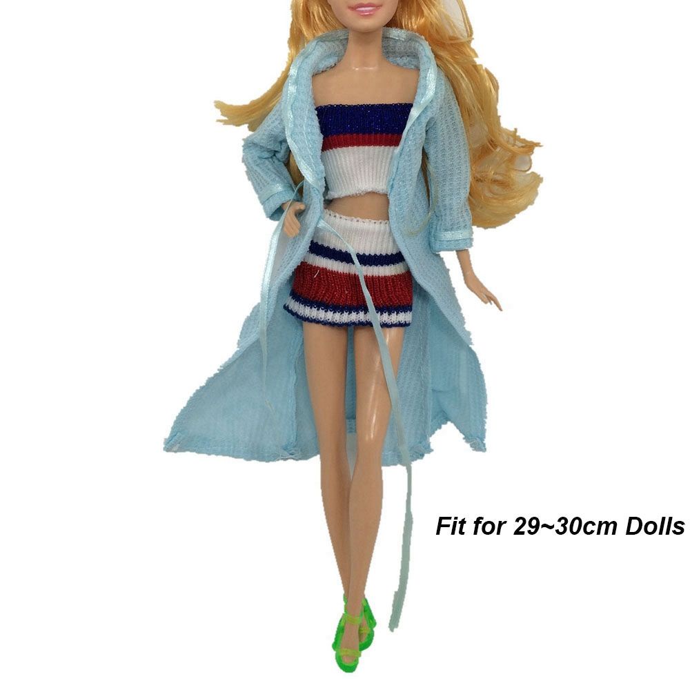 Đầm thời trang cho búp bê 30cm trang trí DIY