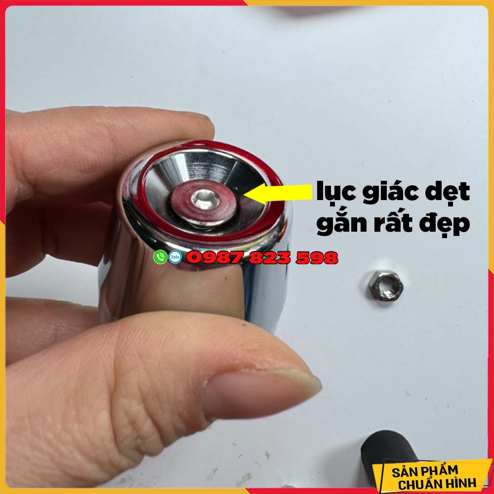 Một Cặp Cao Su Gù Tay Lái Gắn Xe Kèm Tán Gắn Ốc Zin