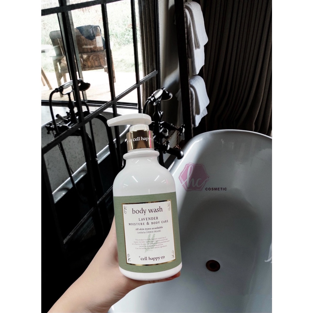SỮA TẮM LAVENDER CELL HAPPYCO HỮU CƠ HƯƠNG THƠM TINH DẦU HOA OẢI HƯƠNG | BigBuy360 - bigbuy360.vn