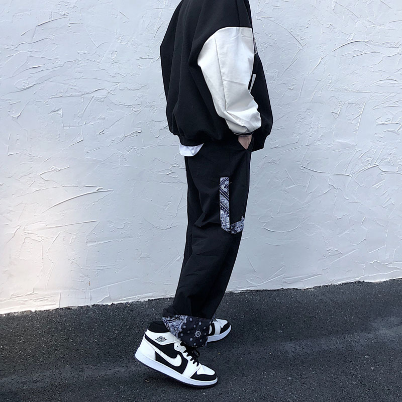 Quần Dài In Hoa Thiết Kế Trẻ Trung Năng Động 196351Quần Dài Ống Rộng Phong Cách Harajuku Hàn Quốc | BigBuy360 - bigbuy360.vn