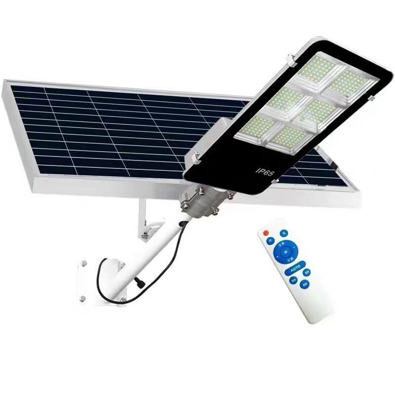 Đèn đường LED Năng Lượng Mặt Trời Bàn chải 200w 300w Siêu Sáng Chống nước IP65 ( Bảo hành 18 tháng - Sáng liên tục 12h )