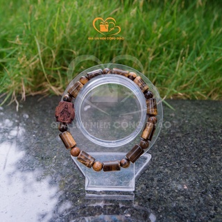 Chuỗi mân côi chuỗi khúc nâu cách đá quà lưu niệm công giáo