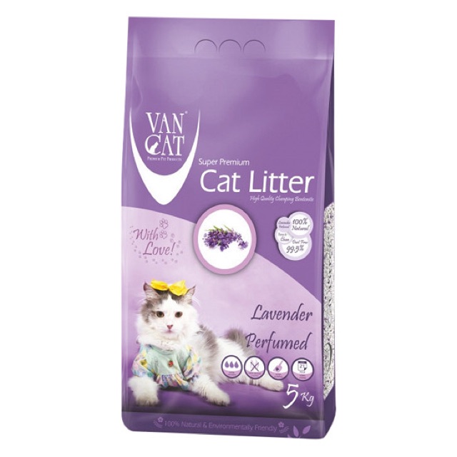 Cát vệ sinh cho mèo Vancat Thổ Nhỉ Kỳ 5kg