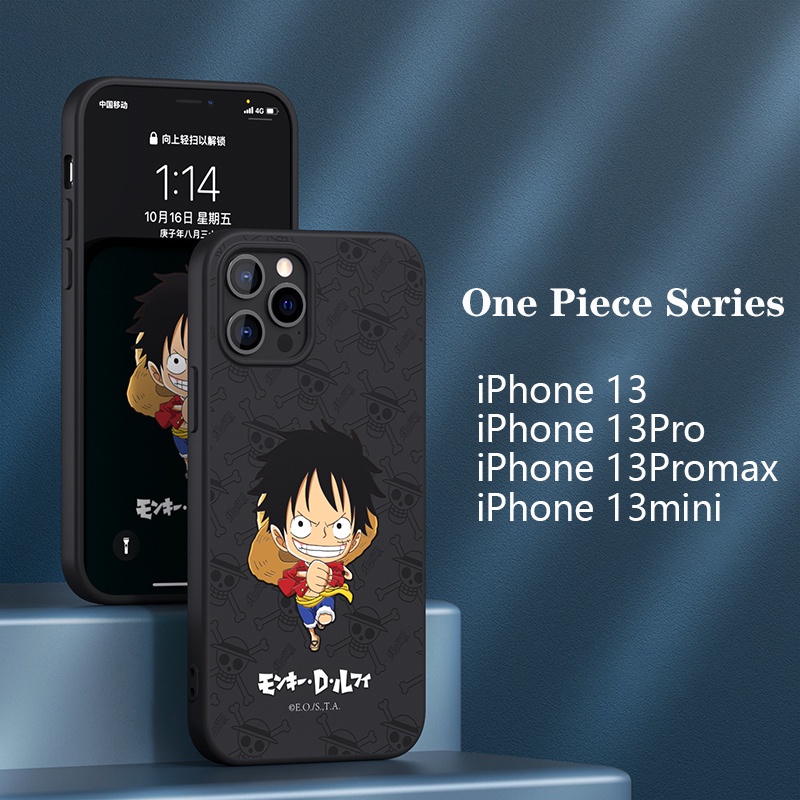 Ốp Điện Thoại In Họa Tiết One Piece Cho for iPhone13 for iPhone12 11ProMax 13Pro Max Xs