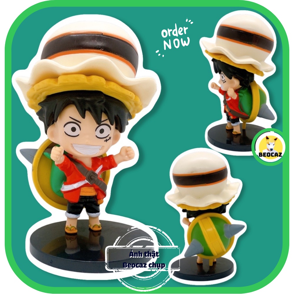 Mô Hình One Piece Đảo Hải Tặc Monkey D Luffy Đồ Chơi Beocaz trưng bày trang trí dễ thương nhân vật Zoro Nico Set 3