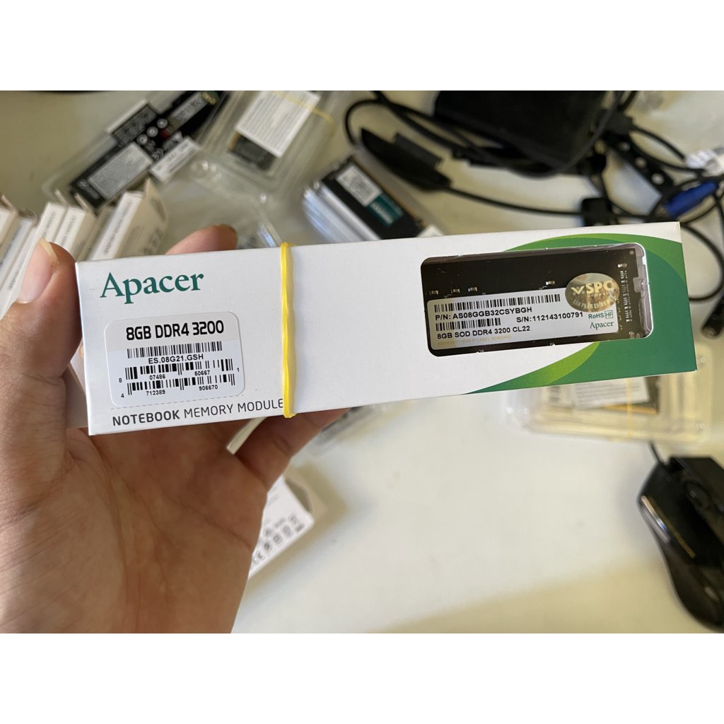 Ram laptop APACER DDR4 SODIMM bus 3200 Mhz 8GB RP chính hãng - BH 36 tháng
