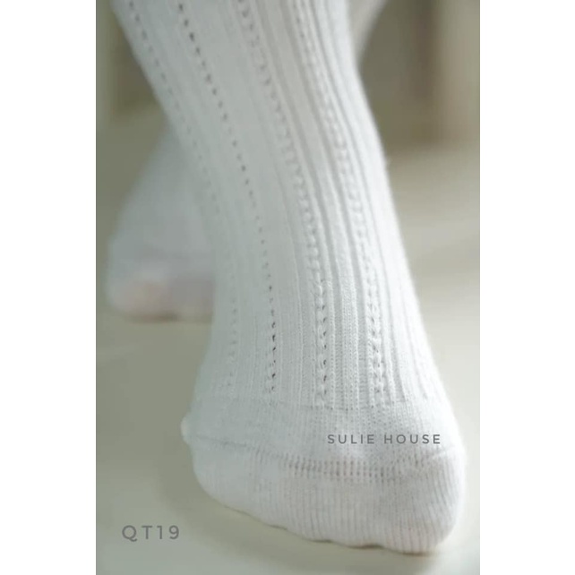Quần tất lưới trắng trơn - QT19